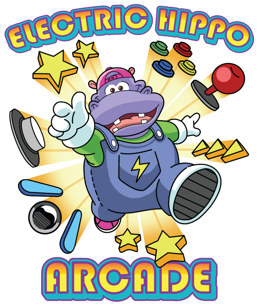 Electric Hippo Arcade Logo